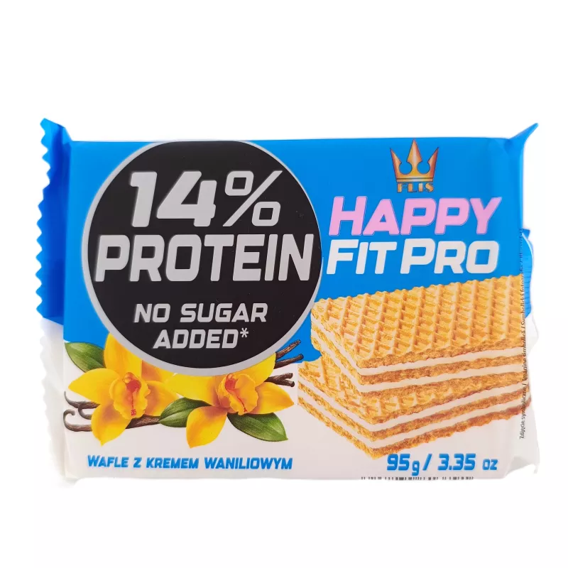 HAPPY FIT PRO PROTEIN 14% WANILIOWE BEZ CUKRU 95g