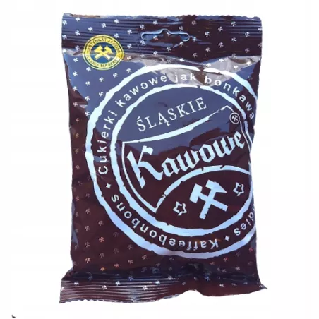 ŚLĄSKIE KAWOWE CUKIERKI 80g VISA BELL OBLATY