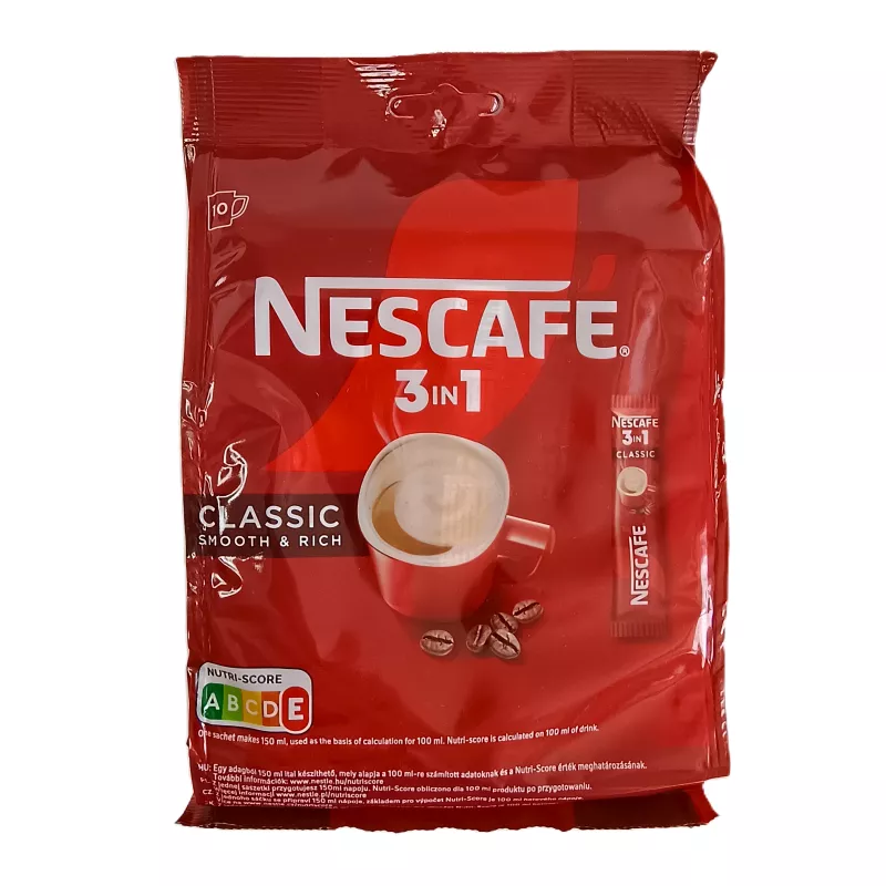 NESCAFE 3W1 SMOOTH & RICH  165 g (10 szt x 16,5 g)