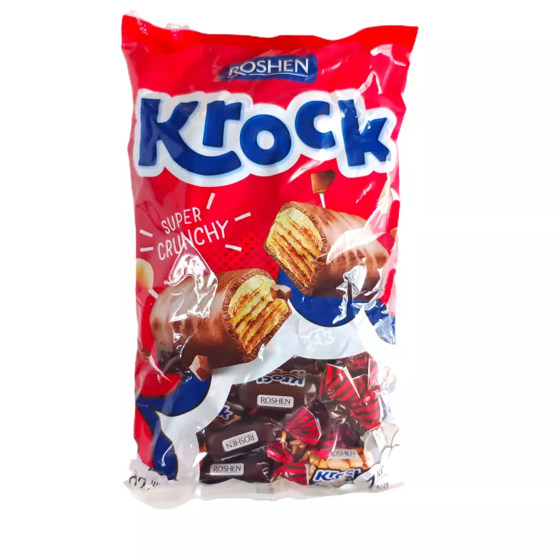 ROSHEN KROCK Z KARMELEM I PASTĄ ORZECHOWĄ 1kg ROSHEN KROCK Z KARMELEM I PASTĄ ORZECHOWĄ 1kg