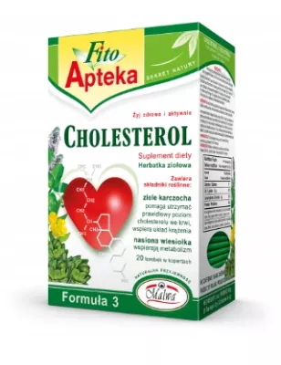 MALWA HERBATA ZIOŁOWA CHOLESTEROL 40g