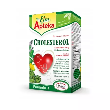 MALWA HERBATA ZIOŁOWA CHOLESTEROL 40g