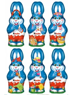 KINDER WIELKANOCNY ZAJĄC CZEKOLADOWY 55g