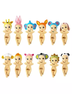 SONNY ANGEL HIPPERS MINI LALECZKA OZDOBA NA TELEFON ZWIERZĄTKA ZIELONY