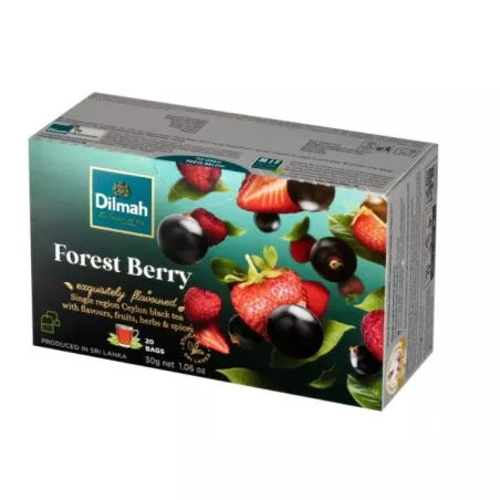 DILMAH FOREST BERRY EKSPRESOWA HERBATA CEJLOŃSKA 30g 20 torebek