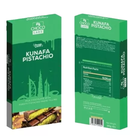 CHOCO LAKE CZEKOLADA DUBAJSKA KUNAFA PISTACHIO PREMIUM 190g