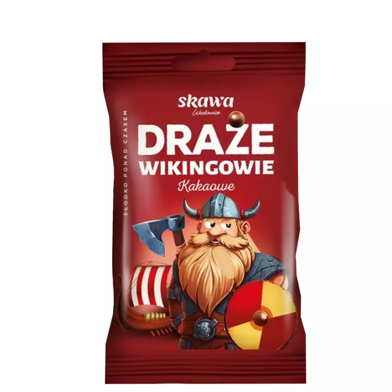 SKAWA DRAŻE WIKING KAKAOWE 70g