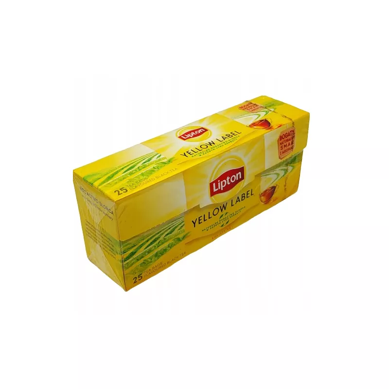 LIPTON YELLOW LABEL HERBATA CZARNA  25szt