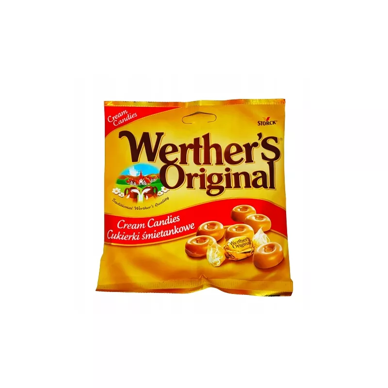 WERTHER'S ORIGINAL CUKIERKI ŚMIETANKOWE 90g