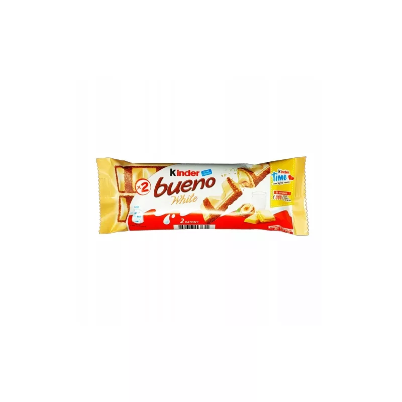 KINDER BUENO WHITE BIAŁE 39g KINDER BUENO WHITE BIAŁE 39g