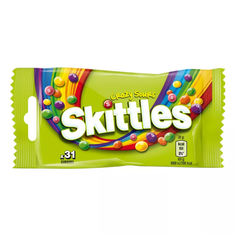SKITTLES CRAZY SOURS 38g