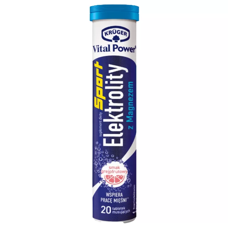 KRUGER VITAL POWER ELEKTROLITY SPORT Z MAGNEZEM 86g GREJPFRUT KRUGER VITAL POWER ELEKTROLITY SPORT Z MAGNEZEM 86g GREJPFRUT