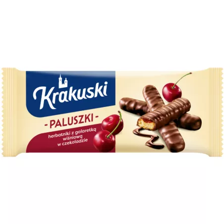 KRAKUSKI PALUSZKI Z GALARETKĄ WIŚNIOWĄ 144g