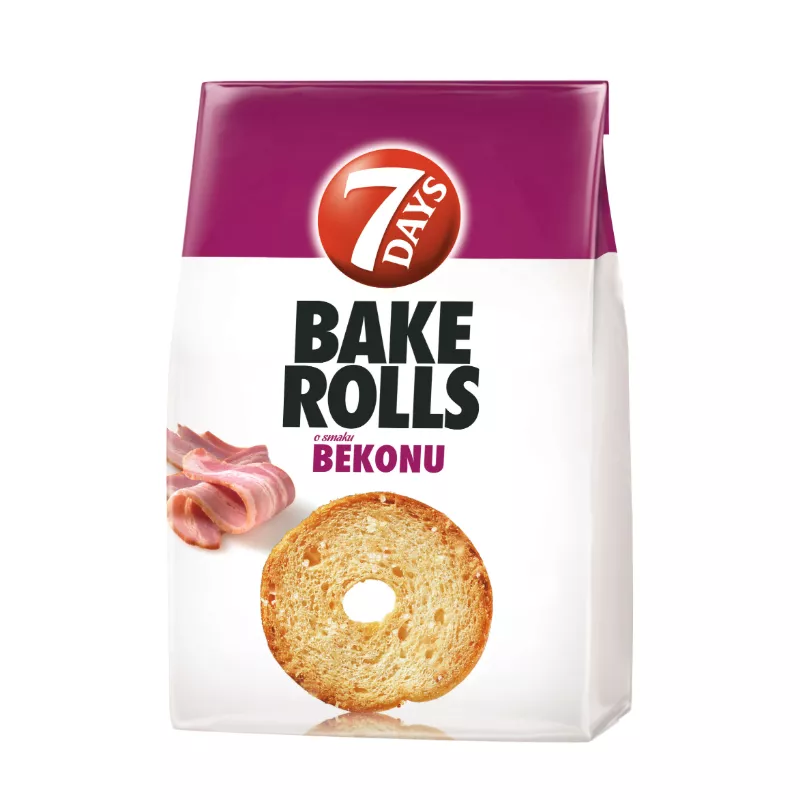 7DAYS BAKE ROLLS BACON CHRUPKI CHLEBOWE 150g