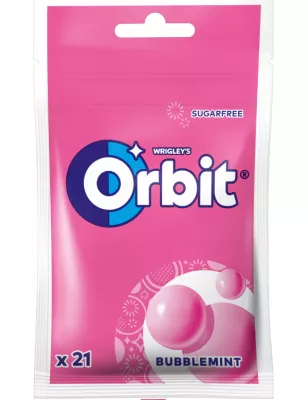 ORBIT BUBBLEMINT GUMA BEZ CUKRU 29g