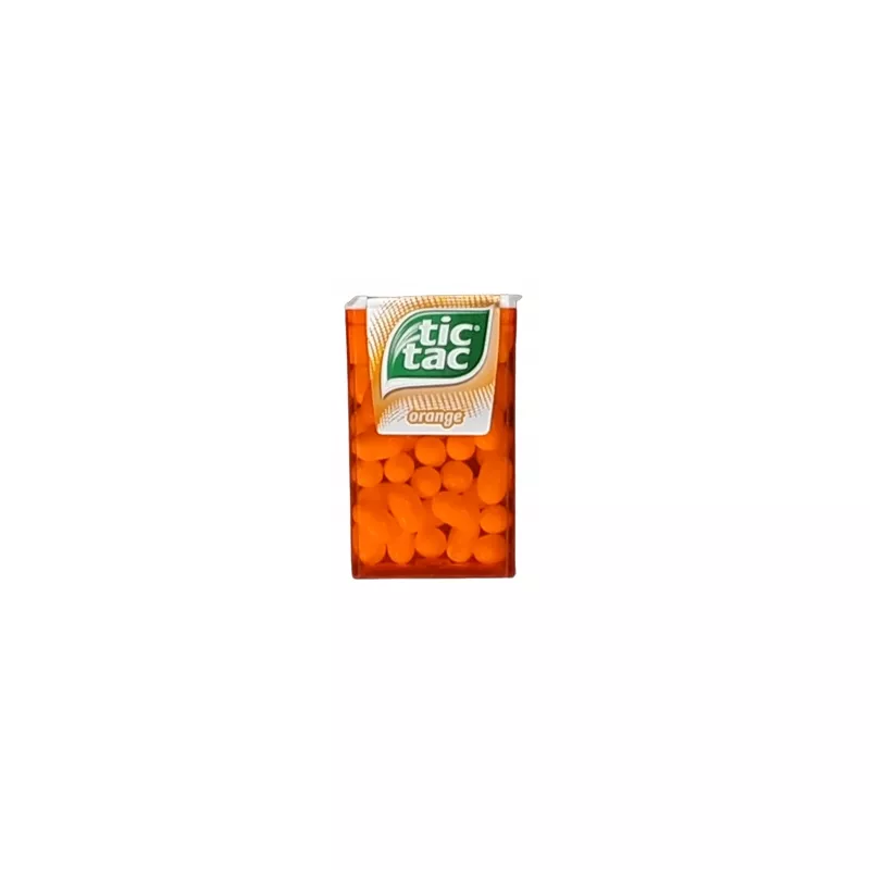 TIC TAC ORANGE DRAŻETKI POMARAŃCZOWE 18g TIC TAC ORANGE DRAŻETKI POMARAŃCZOWE 18g
