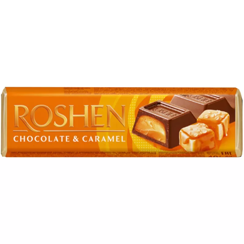 ROSHEN BATON KARMELOWY W CZEKOLADZIE MLECZNEJ 40g
