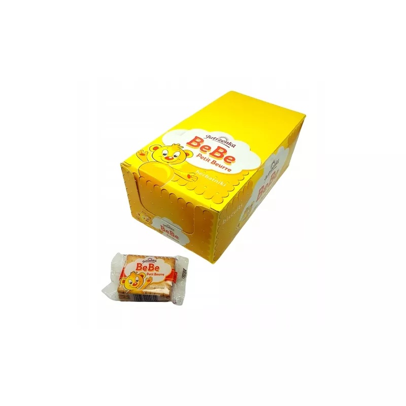 JUTRZENKA HERBATNIKI BEBE PETIT BEURRE 16g x 48szt
