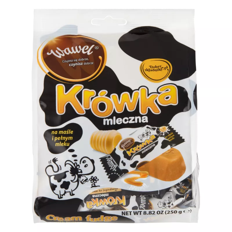 WAWEL KRÓWKA MLECZNA CUKIERKI TRADYZYJNE KRUCHE 250g