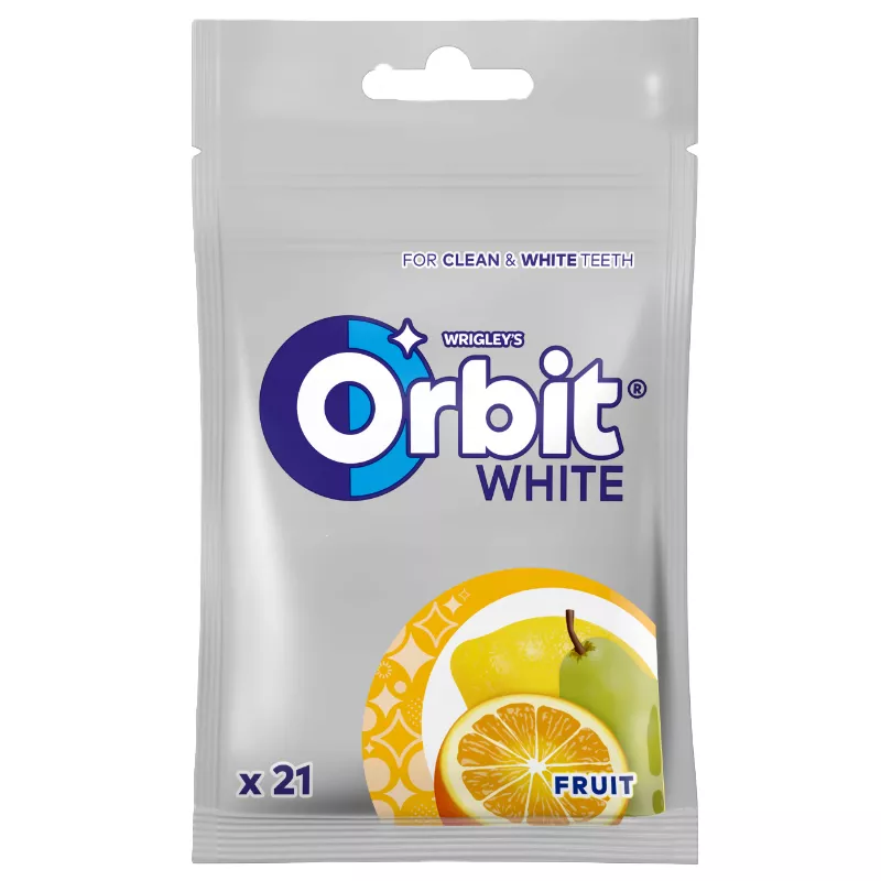 ORBIT WHITE FRUIT GUMA BEZ CUKRU 29g