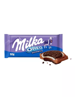 MILKA OREO SANDWICH CZEKOLADA Z CIASTKIEM 92g