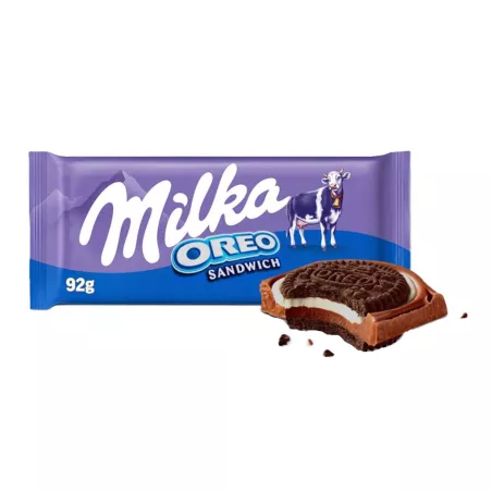 MILKA OREO SANDWICH CZEKOLADA Z CIASTKIEM 92g