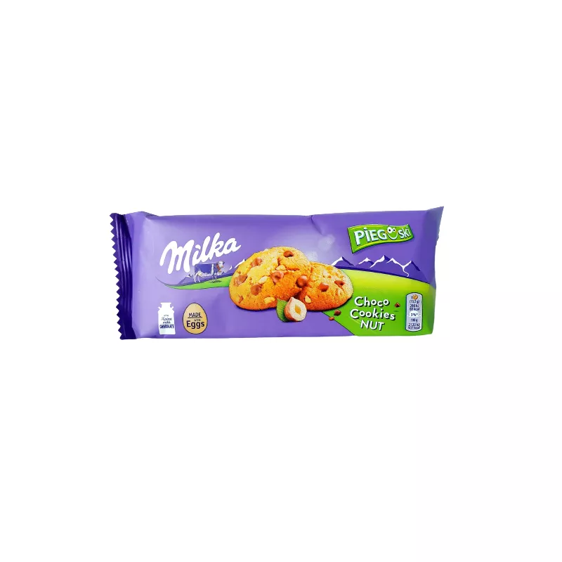 MILKA PIEGUSKI ORZECHOWE COOKIES NUT 135g
