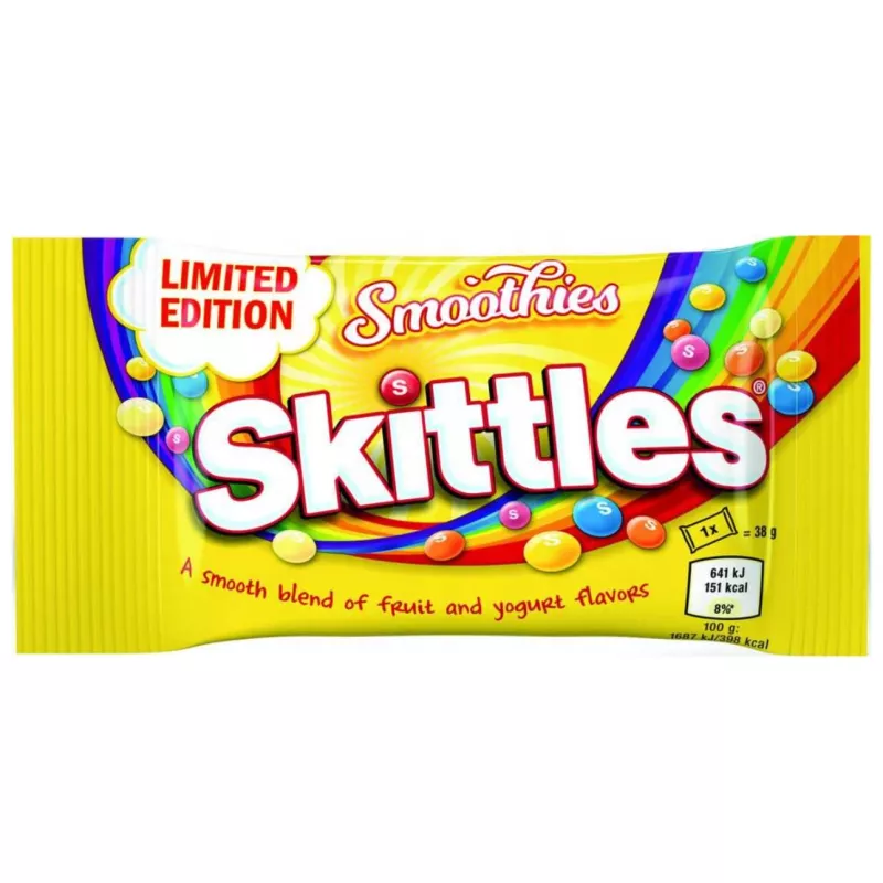 SKITTLES SMOOTHIES SMAK OWOCÓW I JOGURTU 38 g