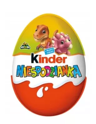 KINDER NIESPODZIANKA JAJKO NATOONS SERIA: DINOZAURY PREHISTORIA 20g
