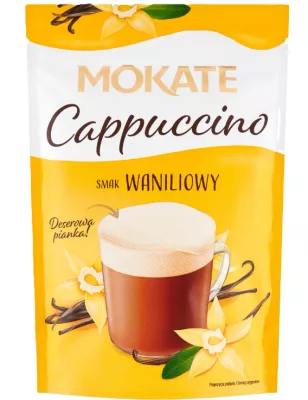 MOKATE CAPPUCCINO WANILIOWA NAPÓJ KAWOWY 110g