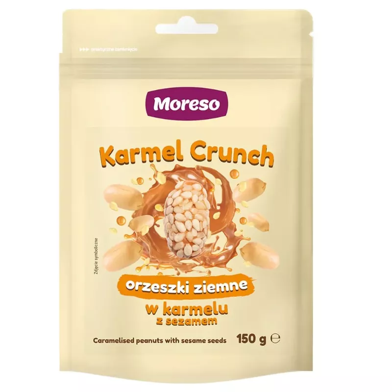 MORESO ORZESZKI ZIEMNE W KARMELU I SEZAMIE 150g
