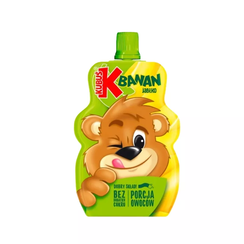 KUBUŚ MUS BANAN JABŁKO 100g