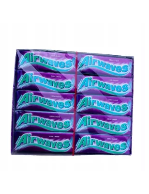 AIRWAVES COOL CASSIS DRAŻETKA 14g x 30szt BEZ CUKRU
