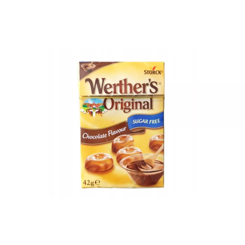 WERTHER'S ORGINAL CUKIERKI CZEKOLADOWE BEZ CUKRU 42g WERTHER'S ORGINAL CUKIERKI CZEKOLADOWE BEZ CUKRU 42g