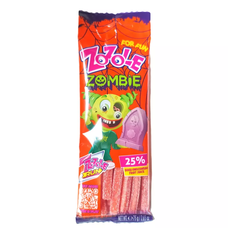 ZOZOLE ZOMBIE ŻELKI O SMAKU TRUSKAWKOWYM NA HALLOWEEN 75G ZOZOLE ZOMBIE ŻELKI O SMAKU TRUSKAWKOWYM NA HALLOWEEN 75G