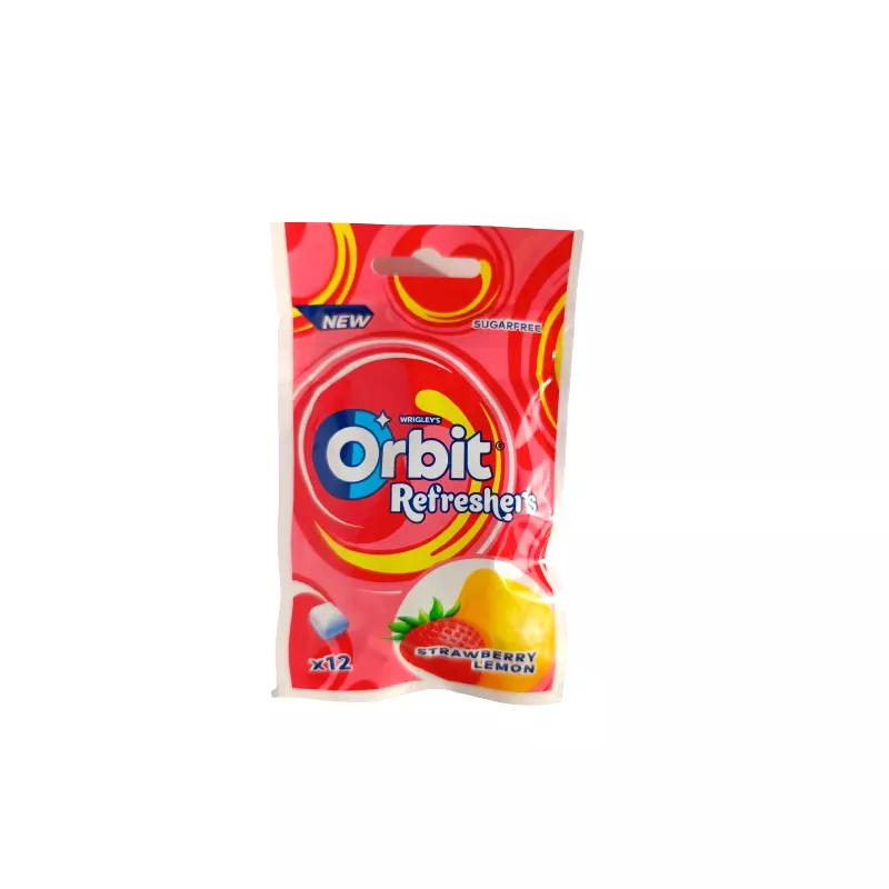 ORBIT REFRESHERS STRAWBERRY LEMON GUMA BEZ CUKRU 26g