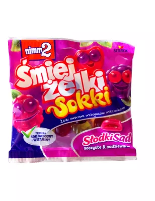 NIMM2 ŚMIEJŻELKI SOKKI SŁODKI SAD 90g