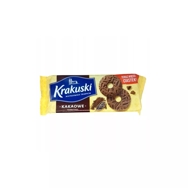 KRAKUSKI CIASTKA KAKAOWE 163g KRAKUSKI CIASTKA KAKAOWE 163g