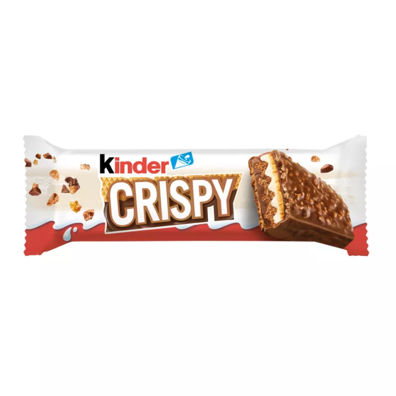 KINDER CRISPY BATON Z NADZIENIEM MLECZYM I KAKAOWYM 34g