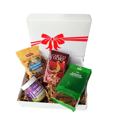 ZESTAW PREZENTOWY DUBAJSKA CZEKOLADA, KREM MATCH +MIÓD, KAWA NA ŚWIĘTA