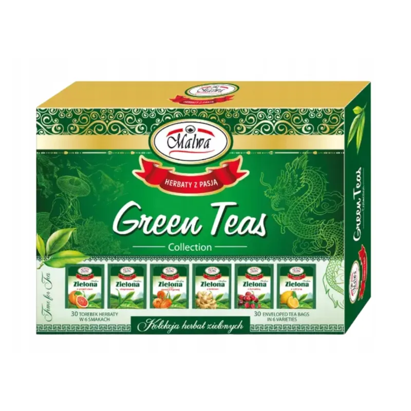 MALWA GREEN TEA ZIELONA MIX 60G MALWA GREEN TEA ZIELONA MIX 60G